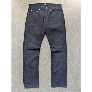 Gap Pant Black Cotton Corduroy Chino Straight Business Preppy 30X30
